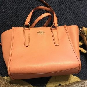 Pink coach purse